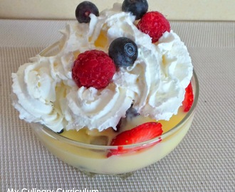 Trifle aux fruits rouges (Trifle with berries)
