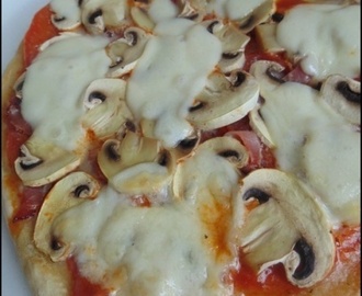 Pizzas aux champignons