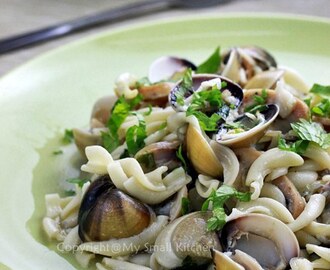 Pasta with Clams & Sausages