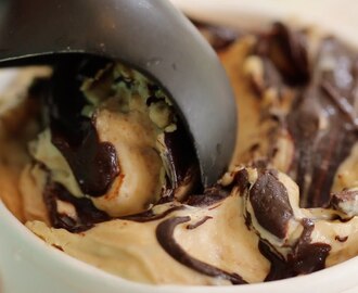 Peanut Butter & Chocolate Ice Cream Recipe - Gemma&#39;s Bigger Bolder Baking