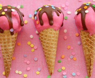 Cake Pops (Ice Cream Cones) - Gemma&#39;s Bigger Bolder Baking Ep 65