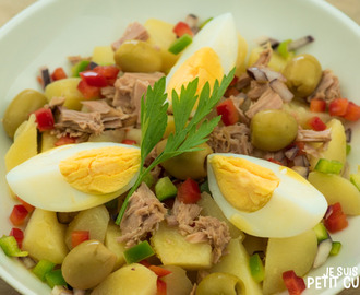 Recette de salade de pommes de terre au thon
