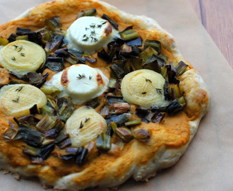 Creating a new normal, one bite of eggplant leek pizza at a time