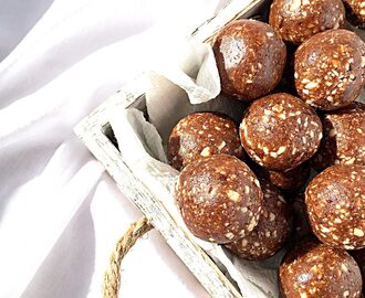 Easy Quick Chocolate Almond Dates Energy Bites – 4 Ingredients Recipe