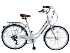 Damcykel Bicystar 26" - Vit