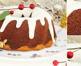 Resep Cara Membuat Chiffon Cake Natal Coklat Putih