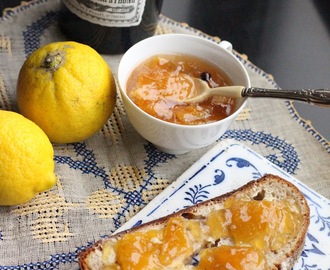 Marmelade de citron (et bergamote) au gin