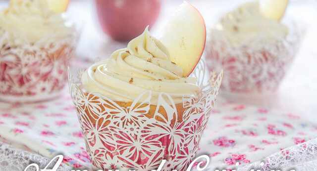 Cupcakes aux pommes et mascarpone