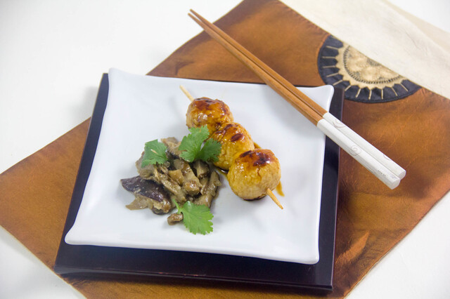 Yakitori à ma façon (Brochettes de poulet japonaises au barbecue)