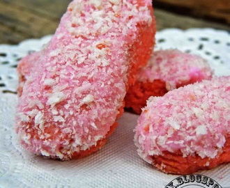 Biskut Strawberry Fingers / Strawberry Fingers Cookies