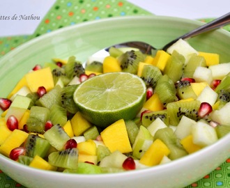 Salade de fruits exotiques, le plein de vitamines !