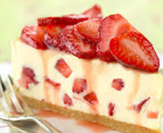 Cara Membuat Strawberry Cheese Cake Lembut