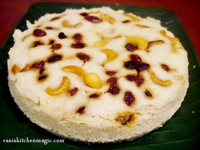 Vattayappam (A Traditional Kerala (India) Steamed Sweet Snack)