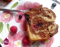 Cake marbré Framboises/Myrtilles