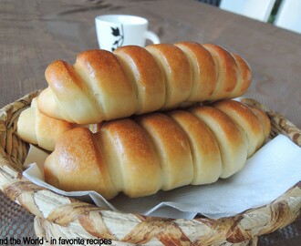 Parisian Rolls filled with Creme Patisserie