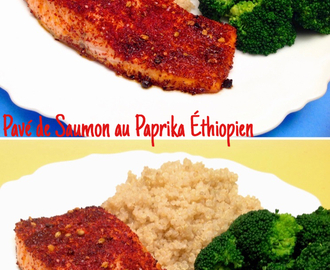Recette de Poisson: le Pavé de Saumon au Paprika Éthiopien