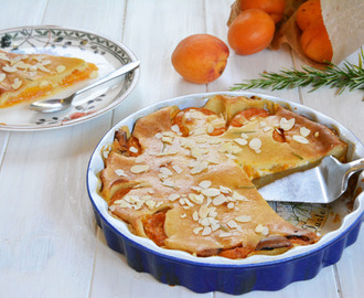 Clafoutis aux abricots rôtis et romarin