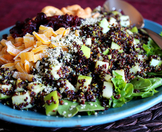 Curried Quinoa Salad with Dried Fruit and Cashews