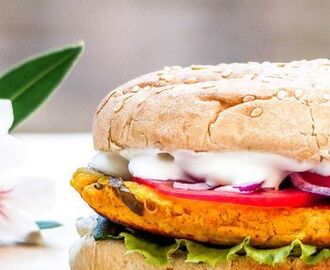 Burger vegan aux lentilles corail