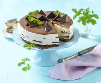 Mintcheesecake med after eight