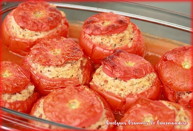 Tomates farcies au jambon rôti #Omnicuiseur