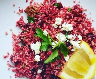 RECEPT: lunchsalade met rode biet, couscous en pecannoten - This Girl Can Cook