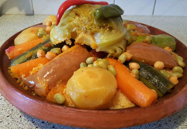 Marokkaanse couscous met kalfsvlees