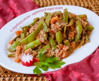Green Bean Lobio | Vegetarian recipe with photos
