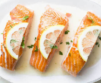 Saumon et petits légumes sauce citron légère avec thermomix