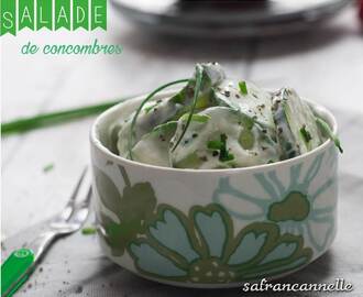 Salade de concombres à la crème