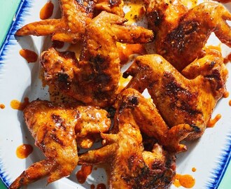 3-Ingredient Buffalo Grilled Chicken Wings