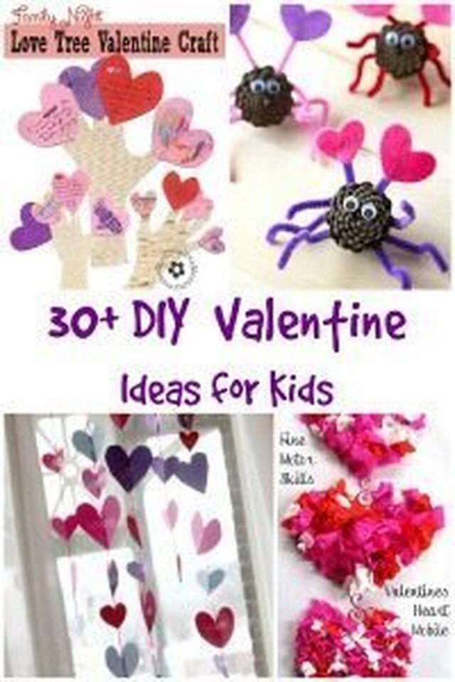 30 DIY Valentine’s Day Ideas for Kids