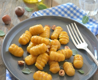 Gnocchi de potiron, à l'érable & aux noisettes grillées #vegan & sans gluten