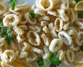 Crispy Classic Italian Fried Calamari: Calamari Fritti