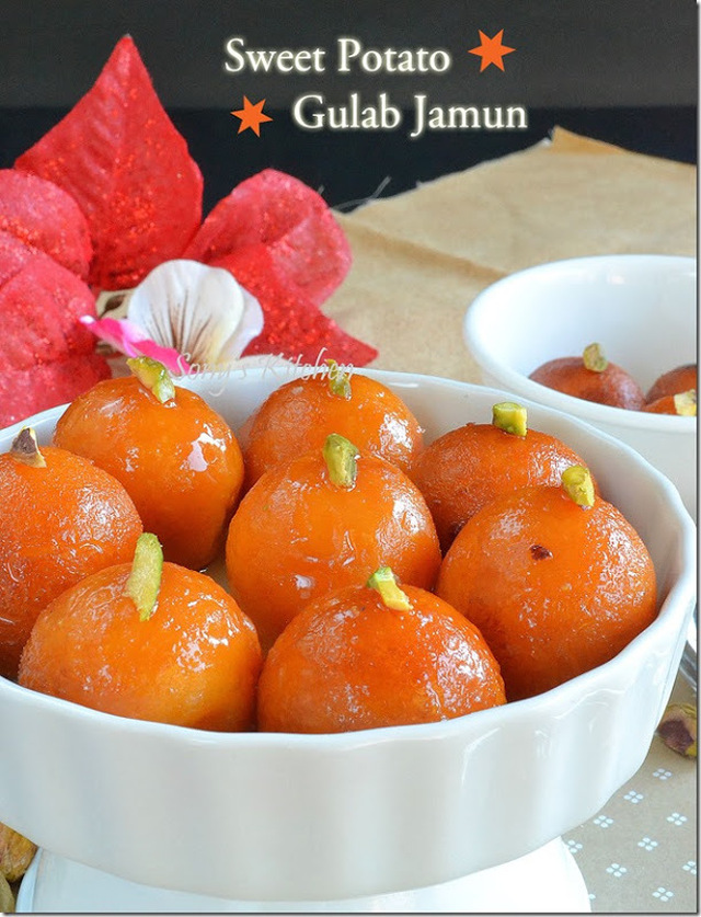Sweet Potato Gulab Jamun - Upwas/Fasting/Vrat ka Khana