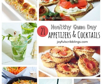 21 Healthy Game Day Appetizers & Cocktails