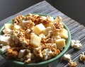 Maple Cheddar Kettle Corn with Apples and Walnuts