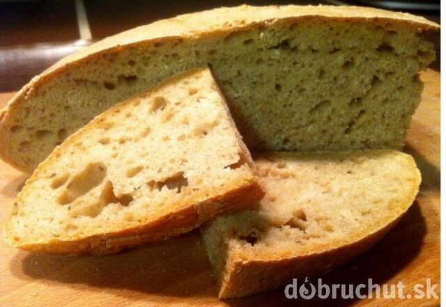 Fotorecept: Kváskový chlieb zo špaldovej múky