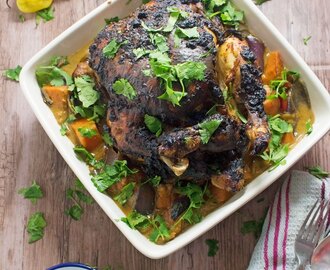 Jerk Roasted Chicken with Coconut Curry & Rice