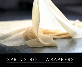 spring roll wrappers  , how to make and how to fold it in three easy ways