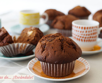 Muffins de chocolate. Receta muy fácil y riquísima