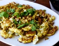 roasted cauliflower with pumpkin seeds, brown butter and lime