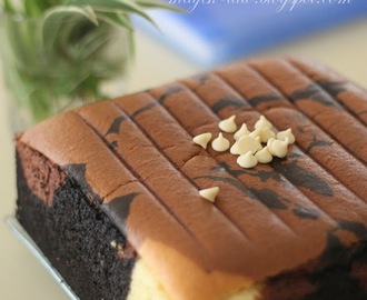 双色巧克力相思蛋糕 (Bicolour Chocolate Ogura Cake)
