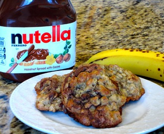 Nutella Banana Cookies