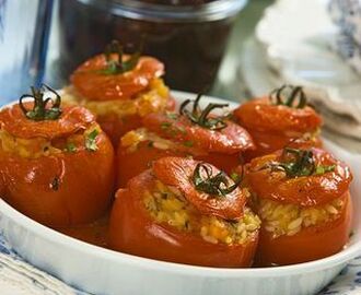 Domates yemistes - fyllda tomater