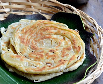 Kerala Parotta Recipe - கேரளா பரோட்டா - Step by Step