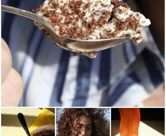 Trifle a cioccolato, panna e mascarpone