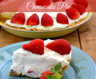 No Bake Strawberry Cheesecake Pie #FreshfromFlorida