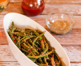 Spicy Sesame Green Beans