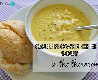 Cauliflower cheese soup in the thermomix